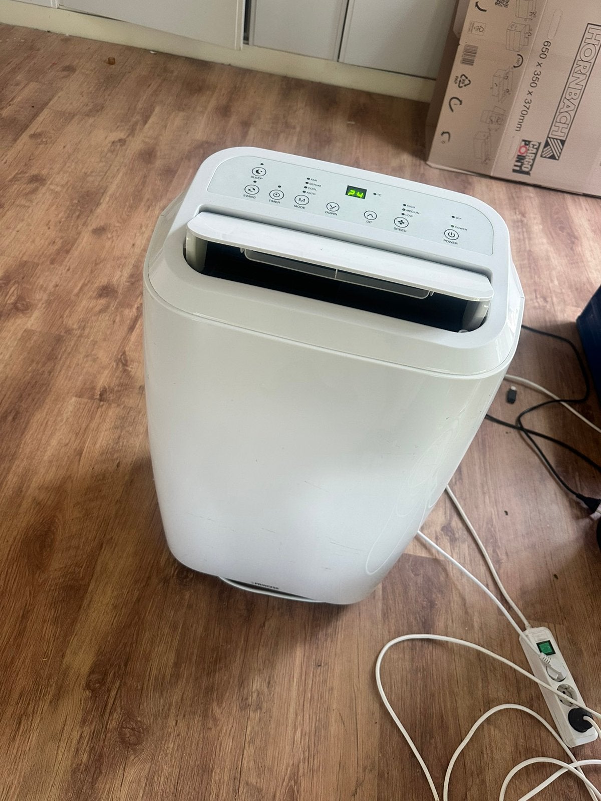 Airco mobiel, Ophalen, Afstandsbediening