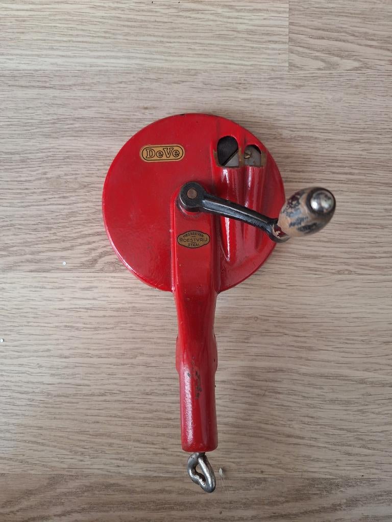 Vintage Snijbonenmachine DeVe, Antiek en Kunst, Antiek | Keukengerei, Ophalen of Verzenden