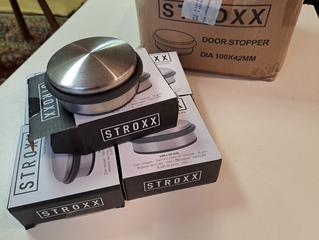 Butées de porte en acier inoxydable diam 100 mm, Neuf, Inox, Autres types, 50 à 100 mm