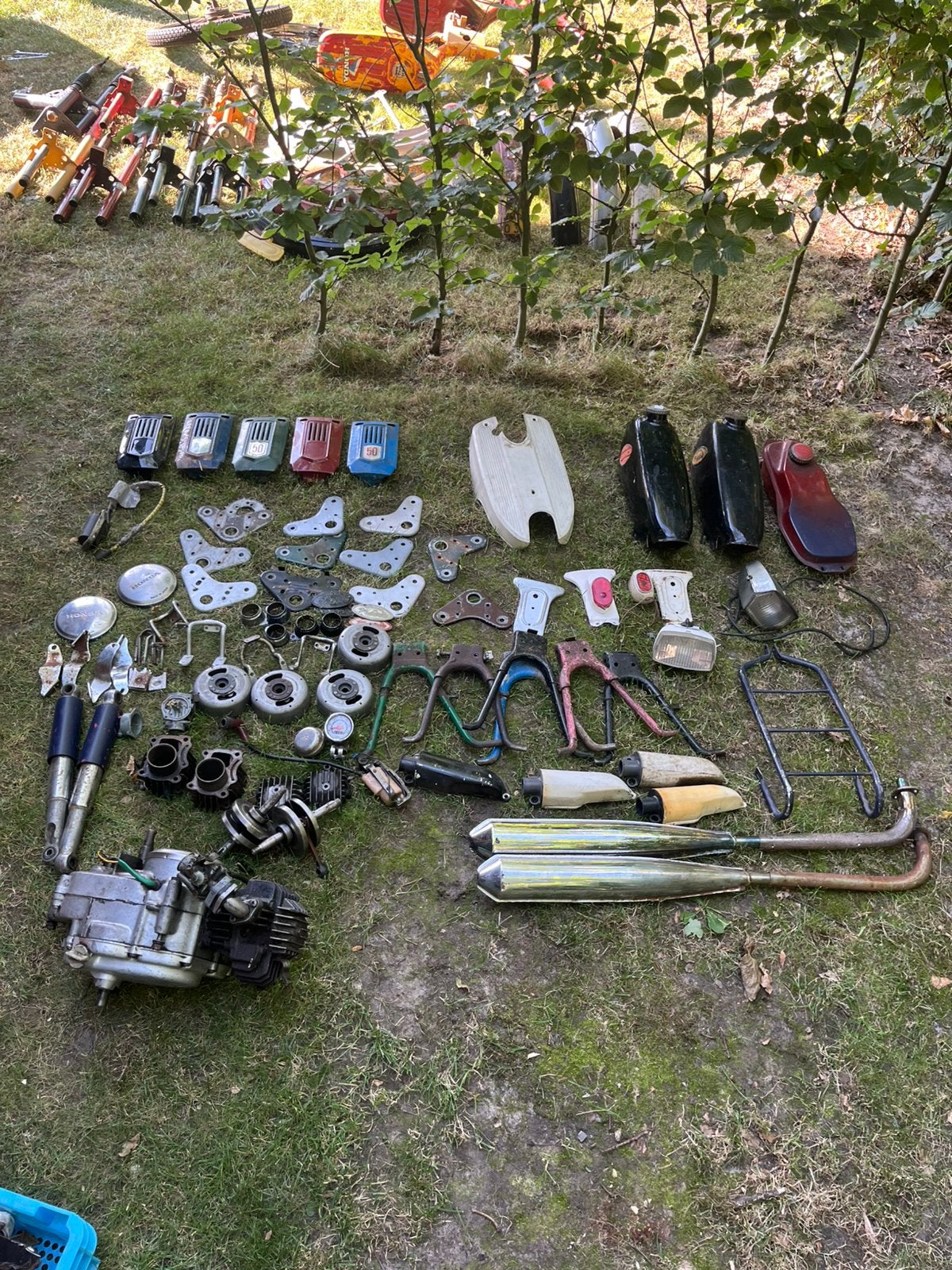 Lot onderdelen honda amigo novio, Ophalen