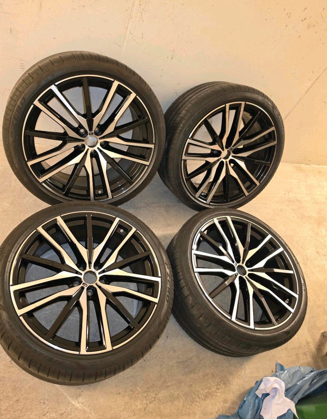 22inch bmw X5 X6 velgen 742m met zomerbanden origineel bmw, Ophalen, Zomerbanden, Banden en Velgen
