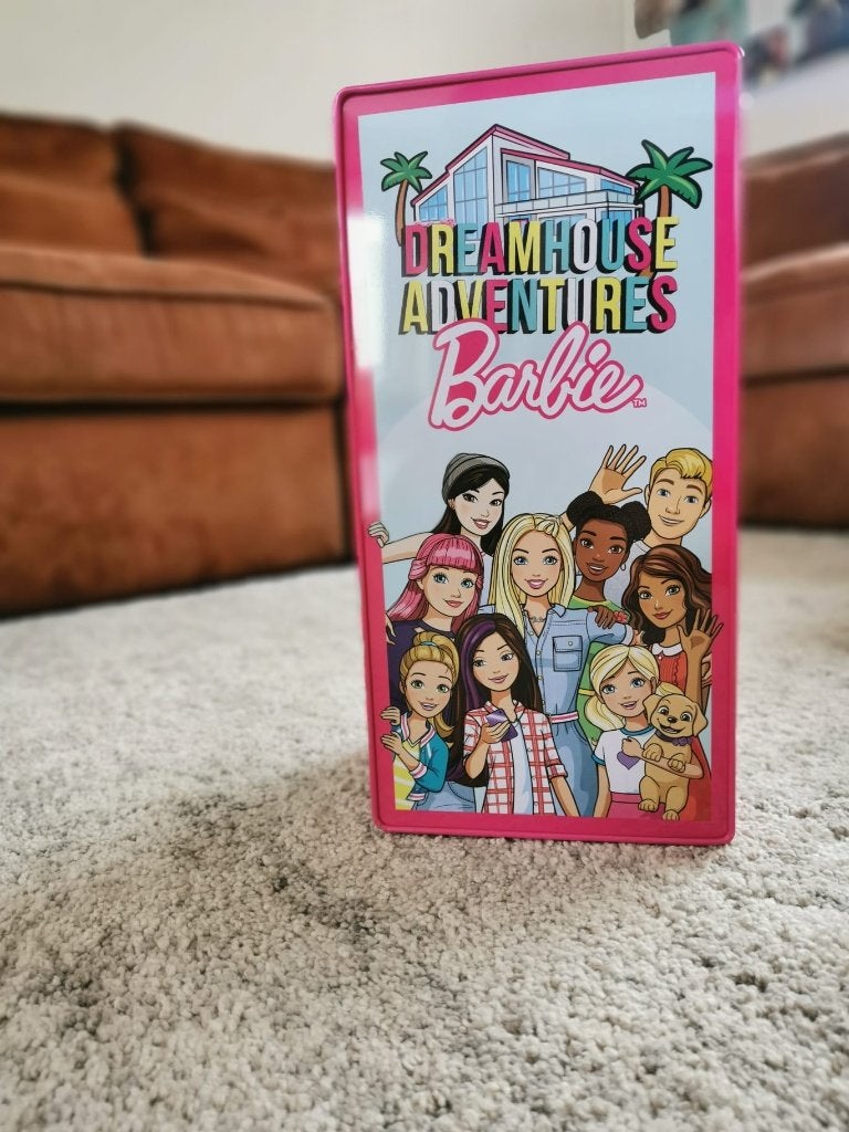 Barbie Dreamhouse Adventures Metalen Opbergdoos / Blik, Ophalen, Gebruikt, Accessoires