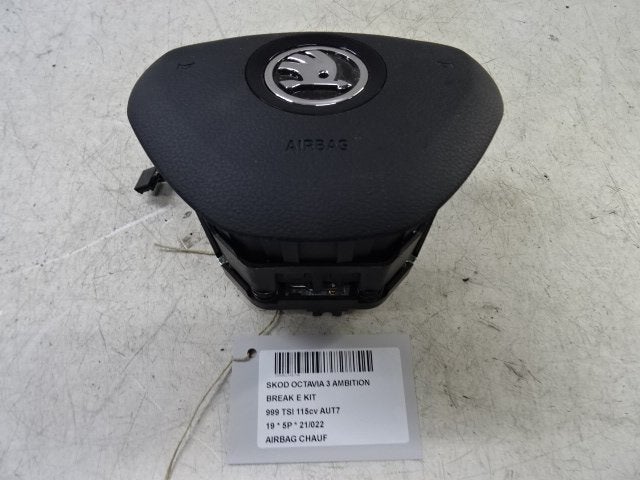 AIRBAG VOLANT Skoda Octavia Combi (5EAC) (6V0880201T), Utilisé, Skoda