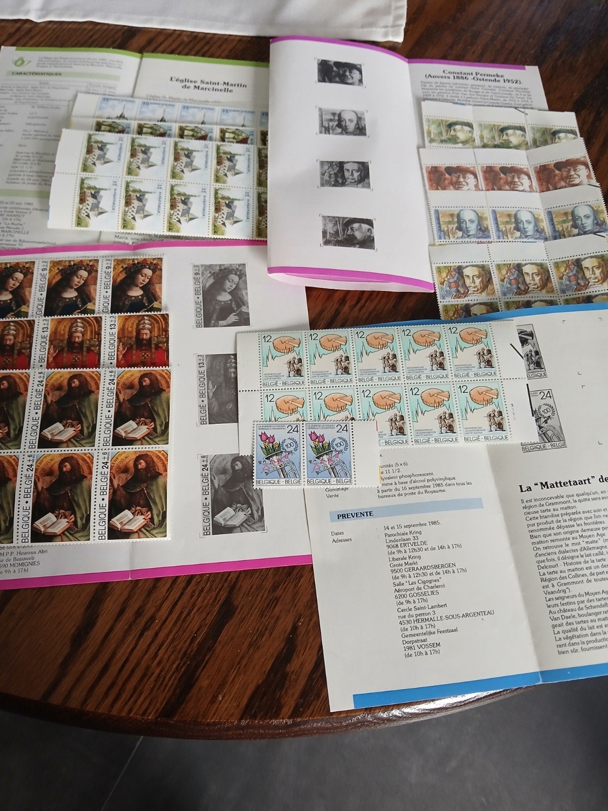 Collection de timbres  divers prix