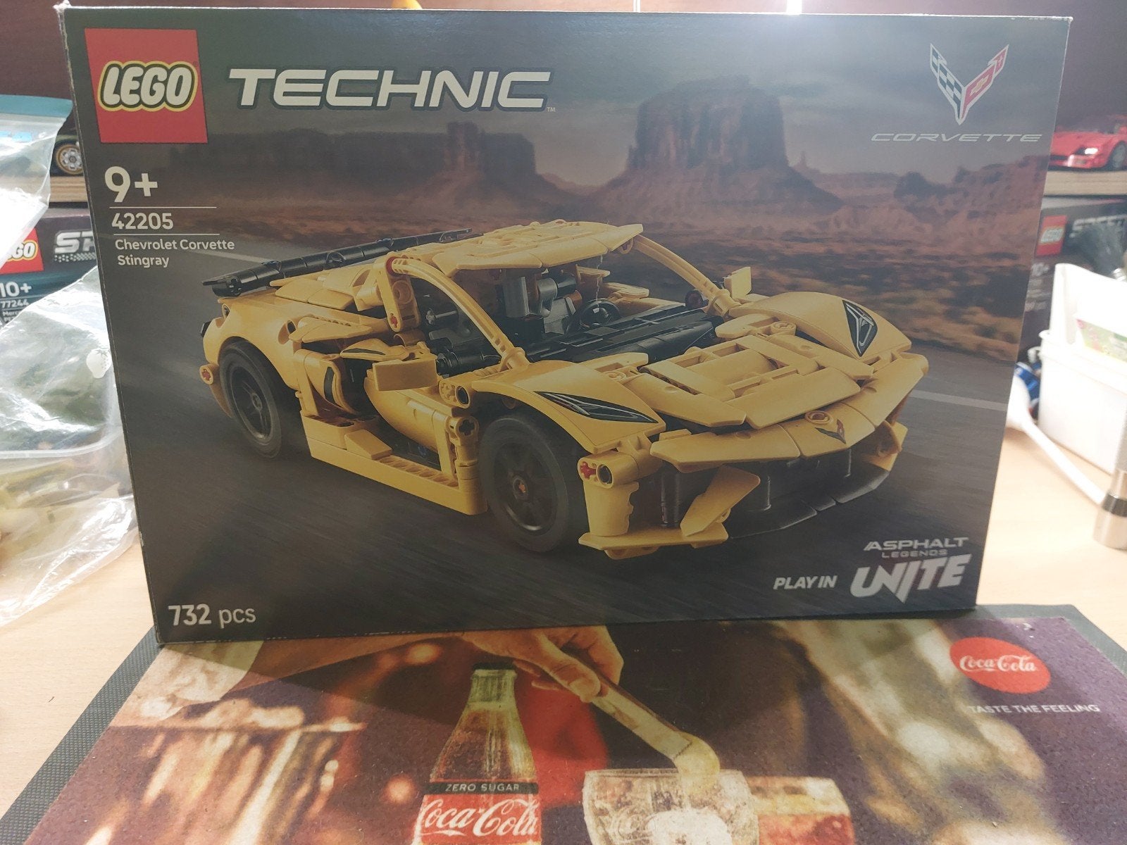 Lego  Technic 42205 Chevrolet Corvette Stingray, Compleet, Lego, Ophalen of Verzenden, Zo goed als nieuw