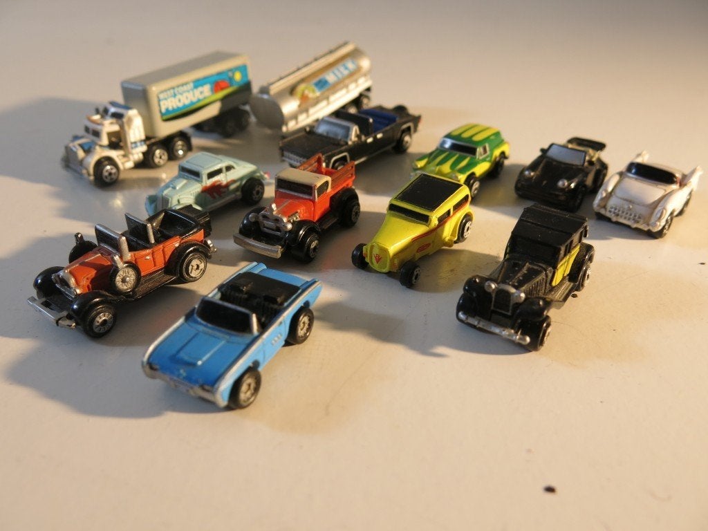 Lot de micro-machines Galob vintage — Années 80/90, Enlèvement ou Envoi, Utilisé