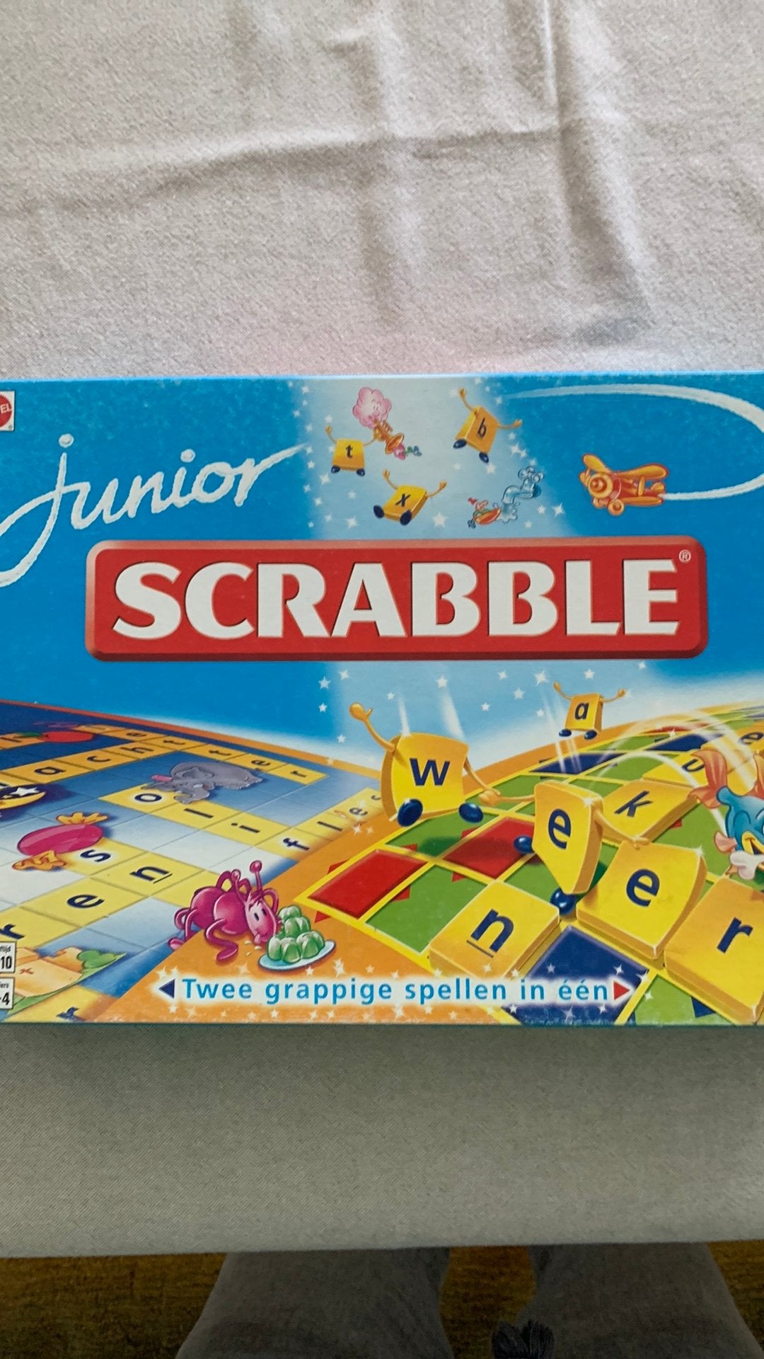 Junior scrabble - v 5 tot 10 jaar, Trois ou quatre joueurs, Enlèvement, Utilisé