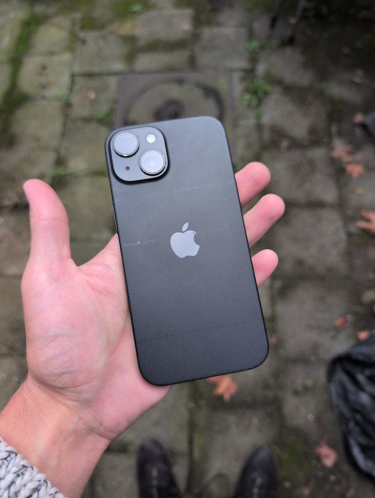 iPhone 15 128GB Zwart, krasvrij scherm, Ophalen, IPhone 15, Zwart, Zonder simlock