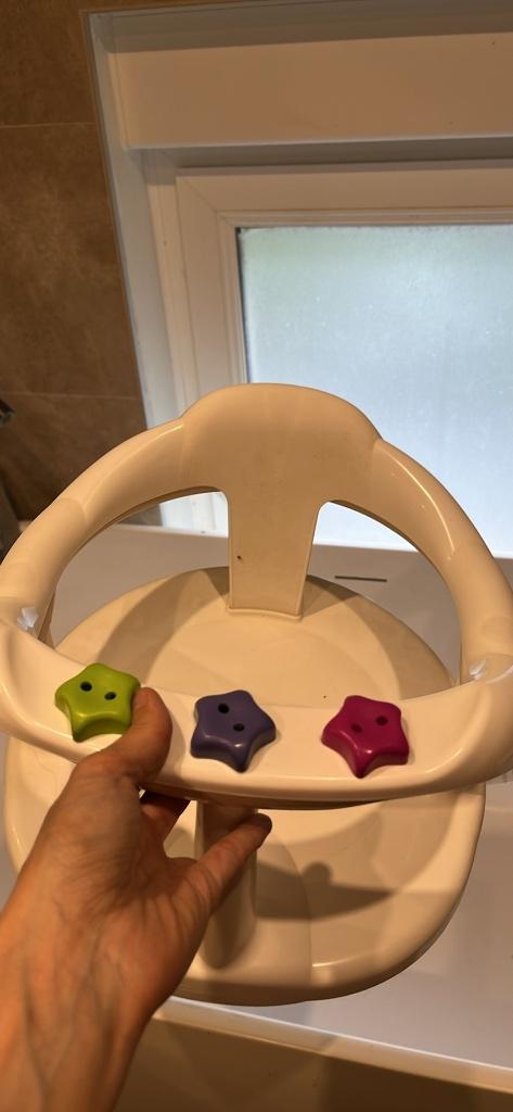Siège bain bébé, Enlèvement, Comme neuf, Siège de bain ou Anneau de bain