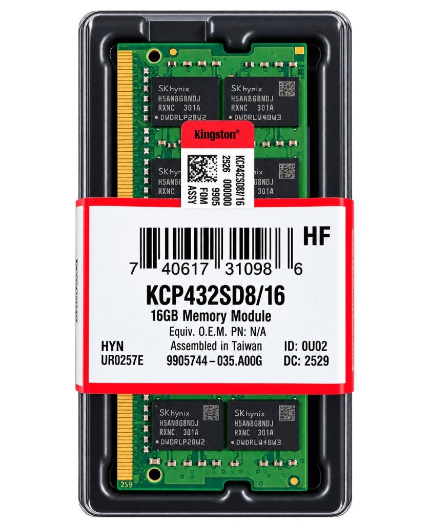 Kingston 16 Go RAM DDR4 3200 MHz SO-DIMM – KCP432SD8/16, Neuf, Enlèvement ou Envoi, DDR4, Laptop