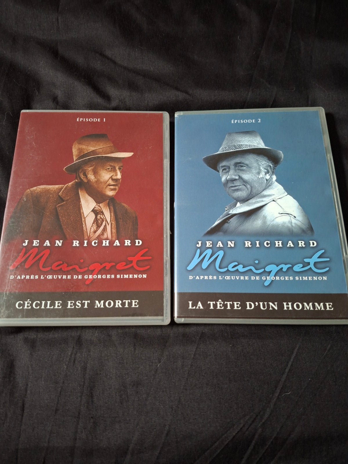Te koop: 2 dvd-collectie van de Maigret Jean Richard-serie, Inclusief doosje, Misdaad, Vanaf 9 jaar, Ophalen of Verzenden