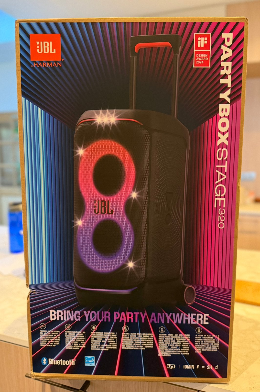 JBL Partybox Stage 320 NIEUW, JBL, Party speaker, Nieuw, Ophalen