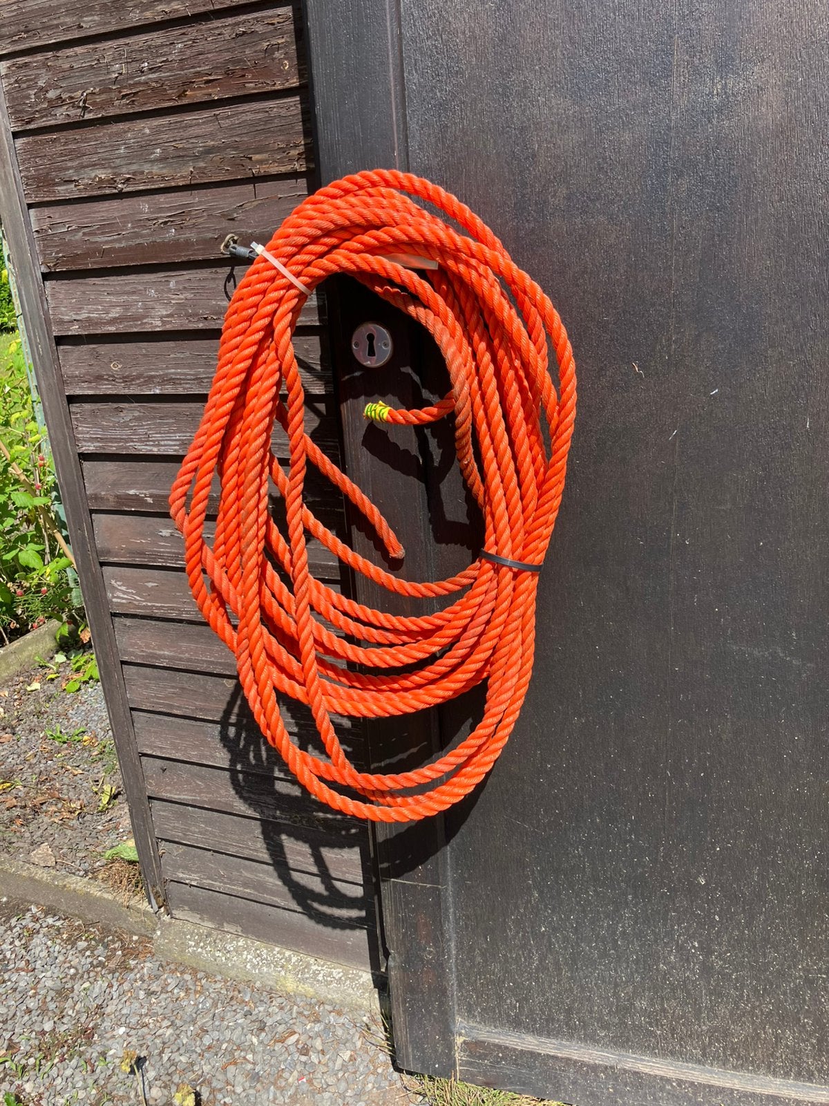 Touw  in kunststof 1,50 Cm dik, Ophalen, Zo goed als nieuw