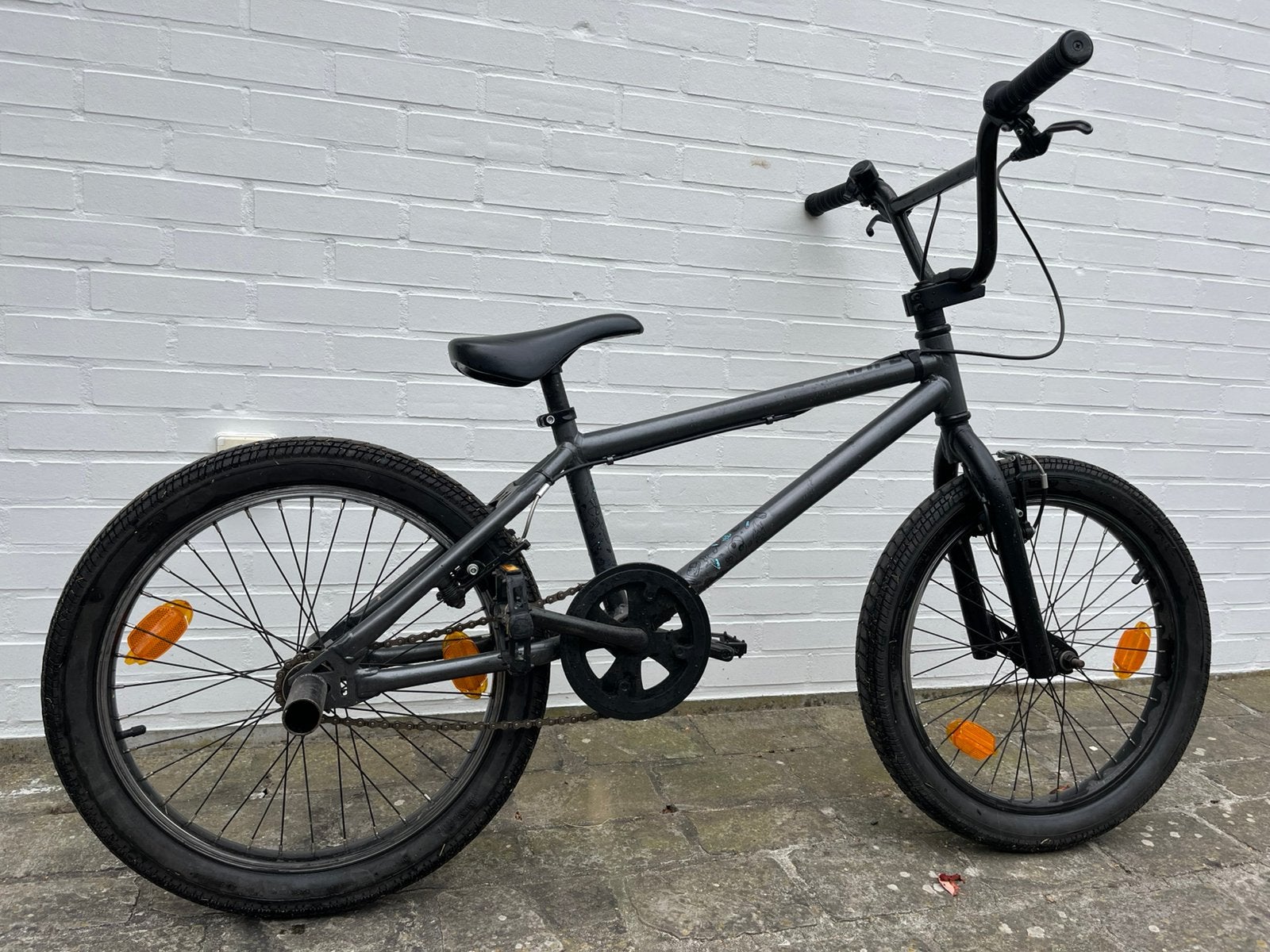 Kinder BMX met pegs, Ophalen, Gebruikt, Velgrem, Minder dan 16 inch
