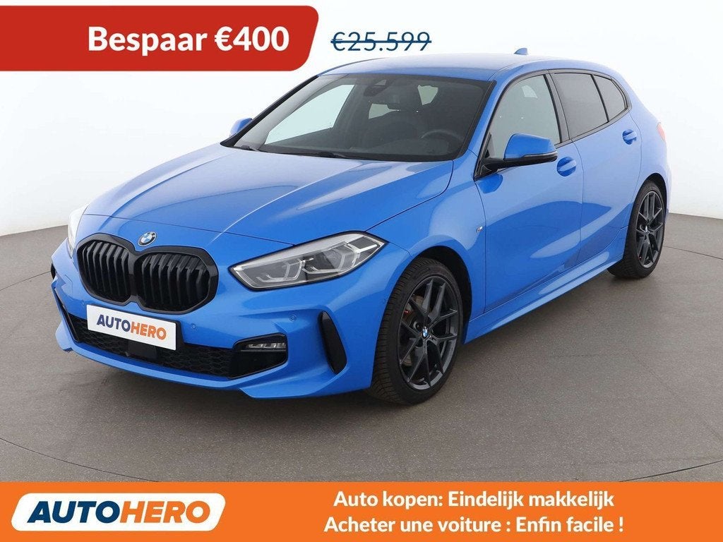 BMW 1 Serie 116 116i M Sport (bj 2024, automaat), 1 Reeks, Gebruikt, Blauw, Leder