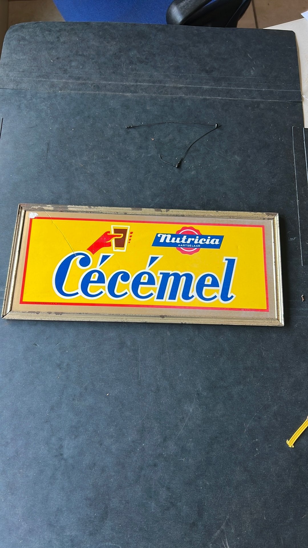 Mooi reclamebordje Cécémel Nutricia Aartselaar, Verzamelen, Merken en Reclamevoorwerpen, Ophalen of Verzenden, Zo goed als nieuw
