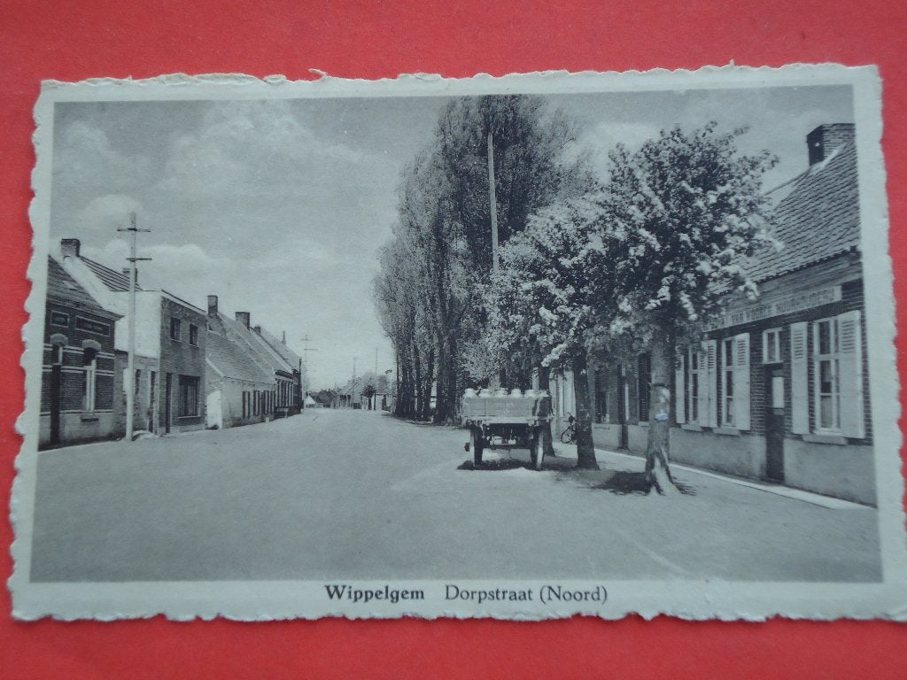 Wippelgem Dorpstraat ( Noord ), Verzenden, 1920 tot 1940, Ongelopen, Oost-Vlaanderen