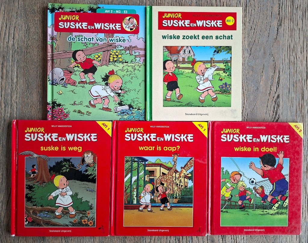 Suske en Wiske AVI-leesboeken (vandaag afhalen), Ophalen, Zo goed als nieuw