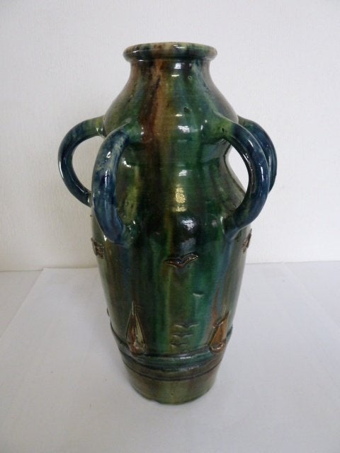 Keramiek/aardewerk vaas Vlaams Aardewerk,31cm, Antiek en Kunst, Ophalen of Verzenden
