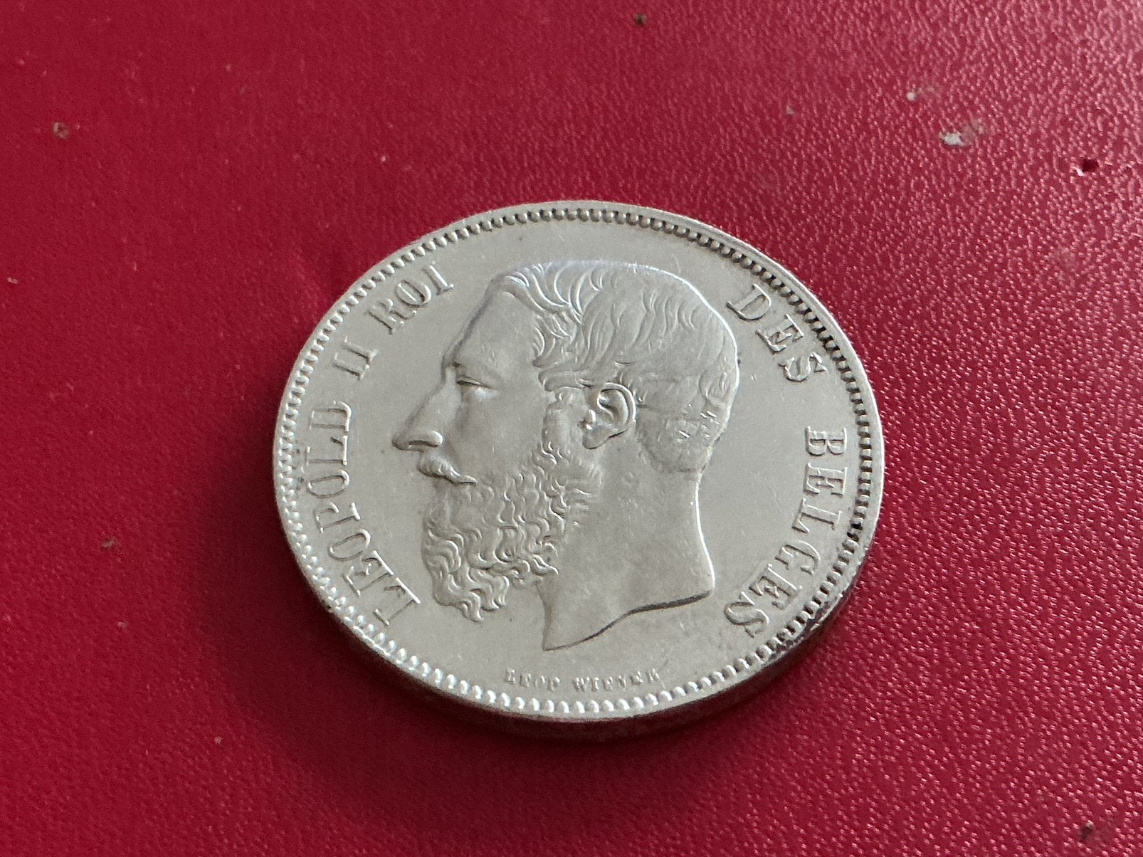 België 5 Frank 1870 zilver, Ophalen of Verzenden, Zilver, Zilver