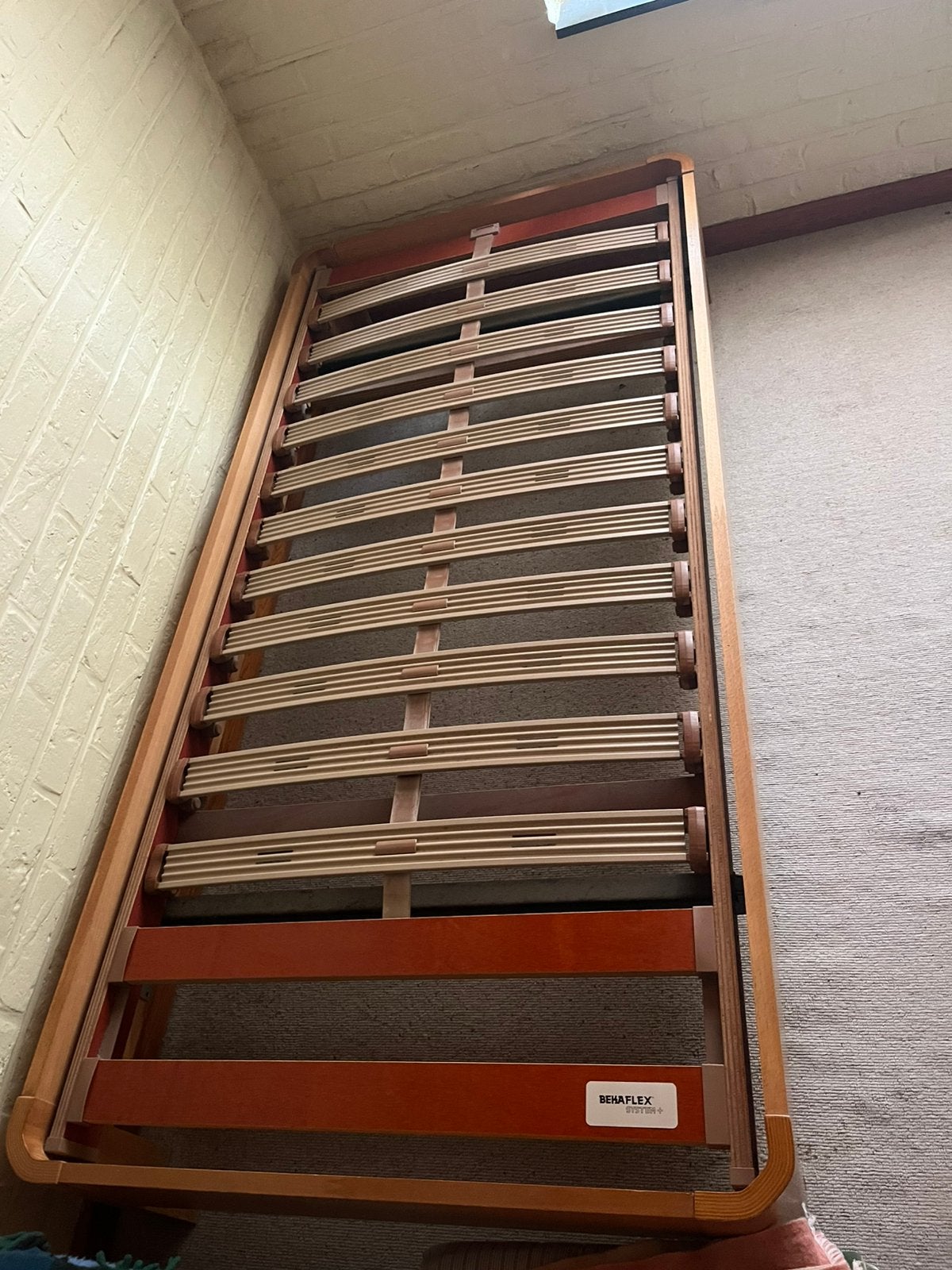 Bed Auping frame + Bekaflex lattenbodem, Ophalen, Gebruikt