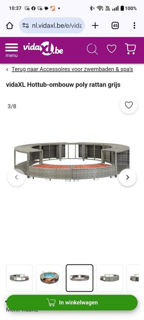 Tuin meubel voor Zwembad, Zankusi, Hot-tub, Tuin en Terras, Ophalen