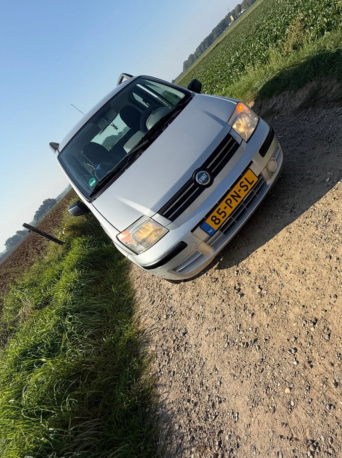 Fiat Panda 1.2 metillac grijs, Auto's, Stof, 5 deurs, Particulier, Blauw