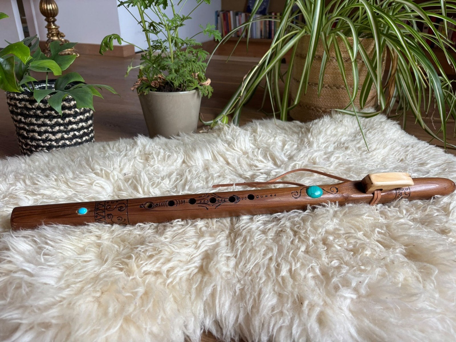 Native American Style flute Rode Ceder in E., Muziek en Instrumenten, Ophalen of Verzenden