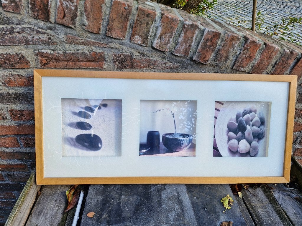 Rechthoekig decoratief frame Zen, Ophalen, 71 cm, 32 cm, Schilderijlijst