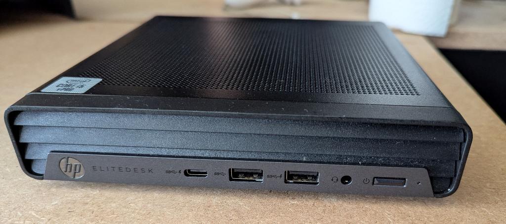 HP Elitedesk 800 G6 mini, Computers en Software, Desktop Pc's, Zo goed als nieuw, 4 Ghz of meer, SSD, 16 GB, Ophalen of Verzenden