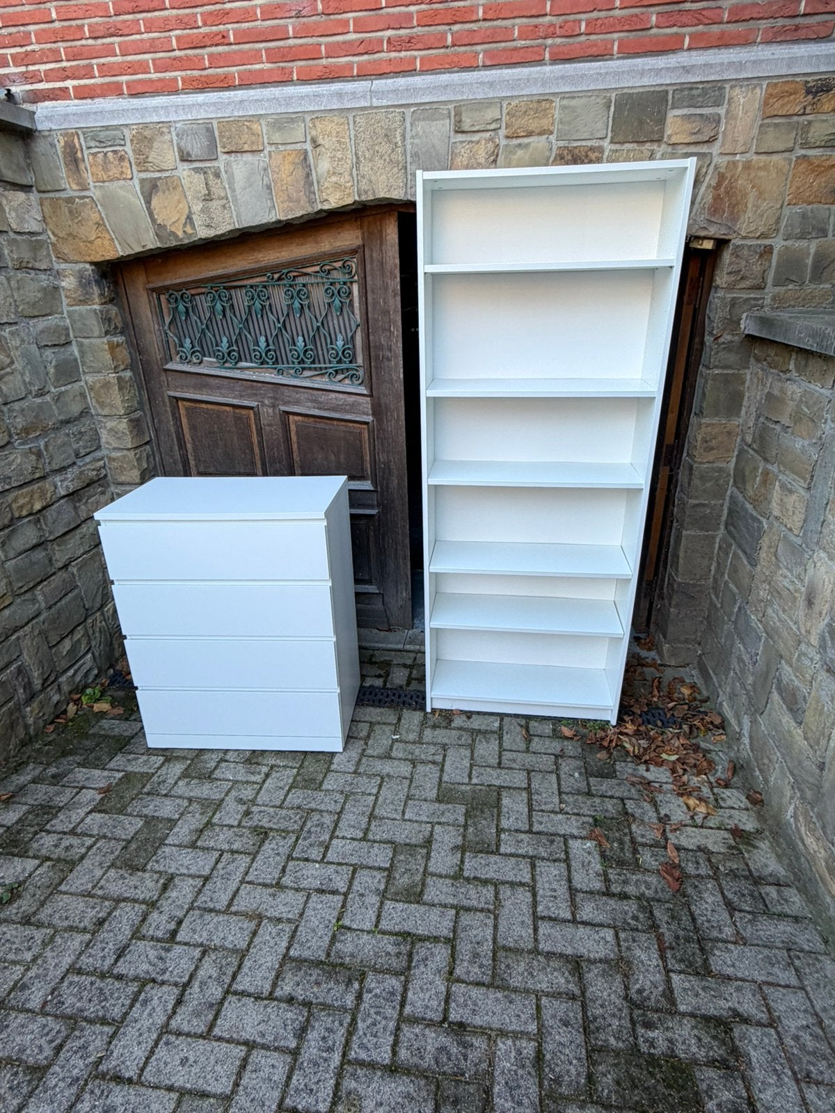 ️ À VENDRE – Commode IKEA MALM + étagère en état impeccable, 3 ou 4 tiroirs, Enlèvement, Comme neuf