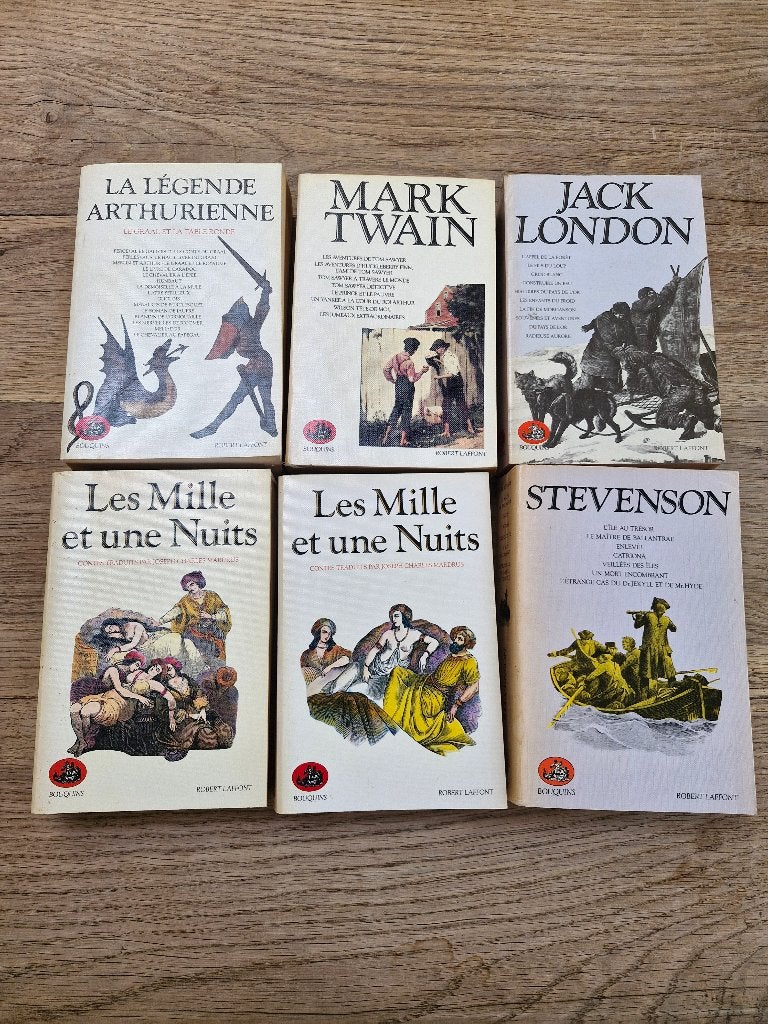 lot de 6 recueils coll. Bouquins, Livres, Enlèvement