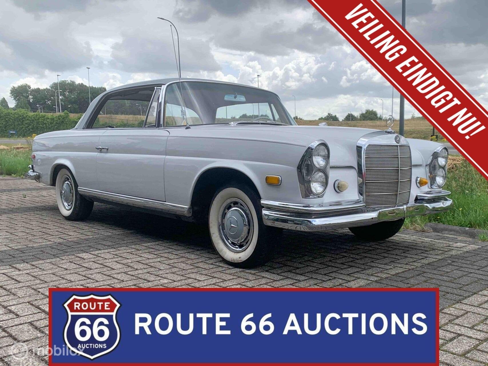 Mercedes-Benz 220 SE Coupe | 1963 | Route 66 Auctions, Zwart, Mercedes-Benz, Bedrijf, Handgeschakeld