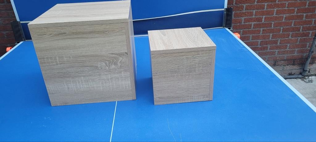 Kubus set eiken kleur, Huis en Inrichting, Ophalen