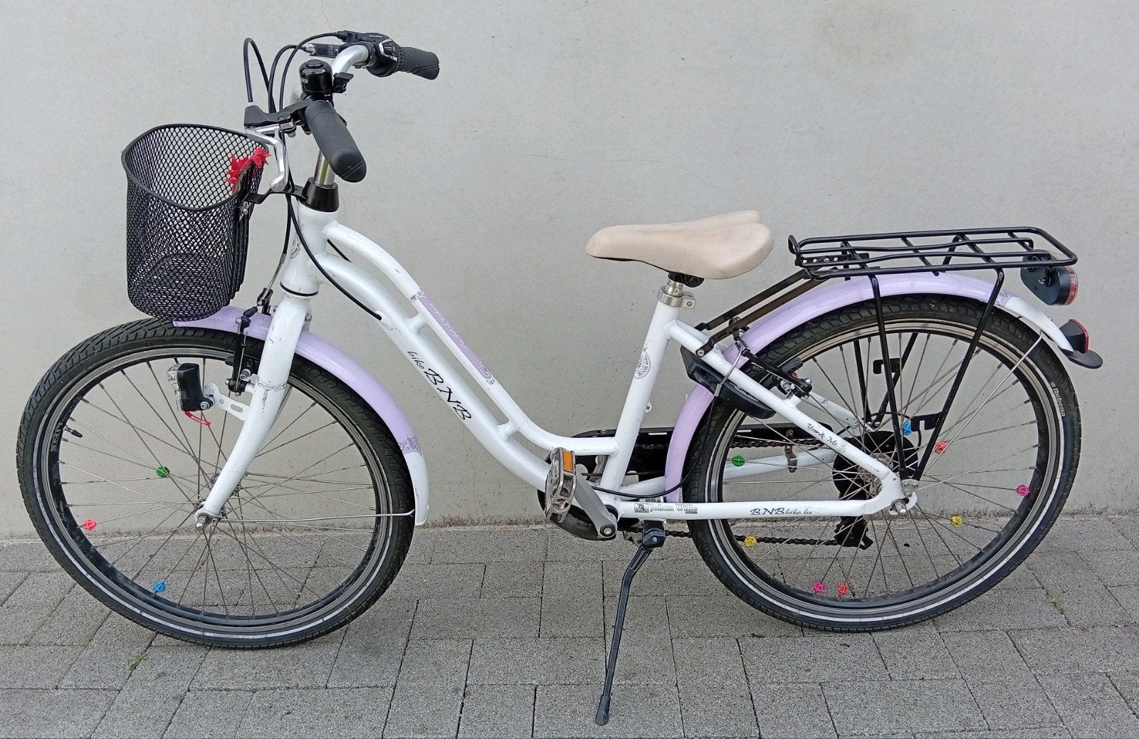 Meisjesfiets alu BNB You & Me 24inch 7speed NIEUWPRYS 429€🚴, Ophalen, Gebruikt, Cruiser, Velgrem