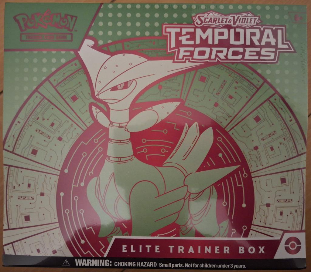 Pokemon Temporal Forces Iron Leaves ETB, Ophalen of Verzenden, Nieuw, Overige typen, Foil