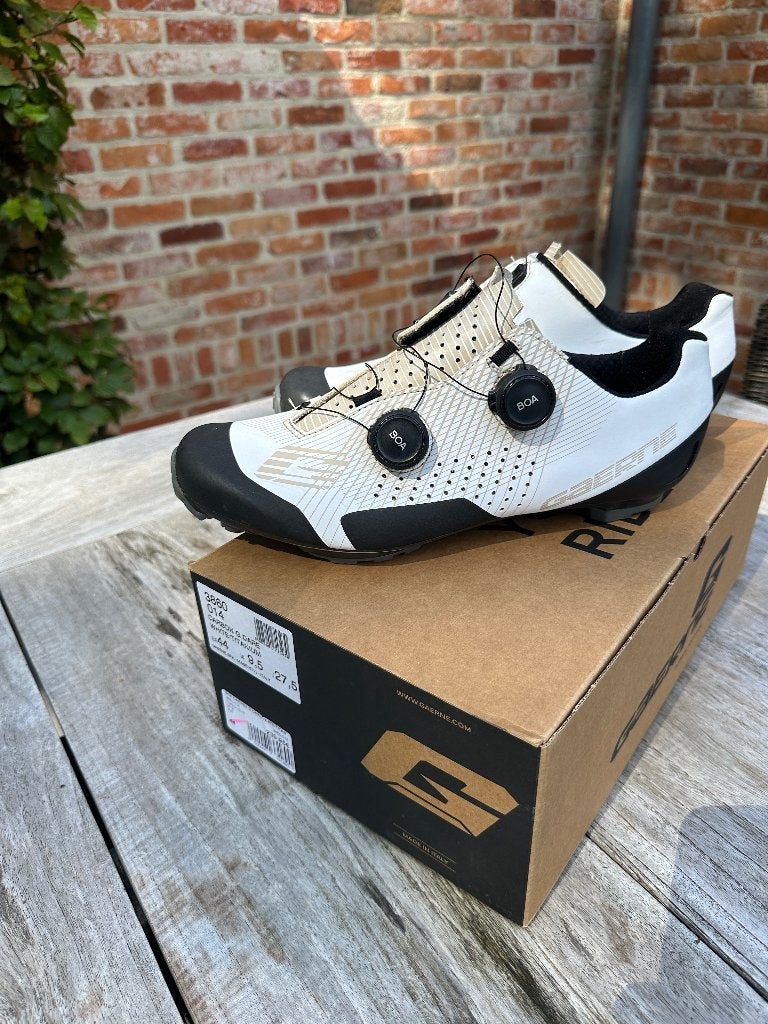 Gaerne Carbon G.Dare MTB-Schoenen - Wit/Titanium, Fietsen en Brommers, Heren, Schoenen, Overige maten, Ophalen of Verzenden