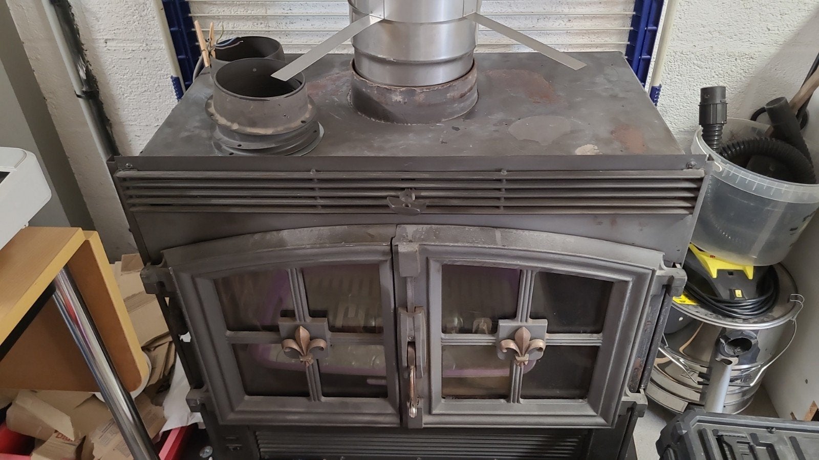 Insert bois Deville 7867, Enlèvement, Utilisé, Insert, Cheminée au bois