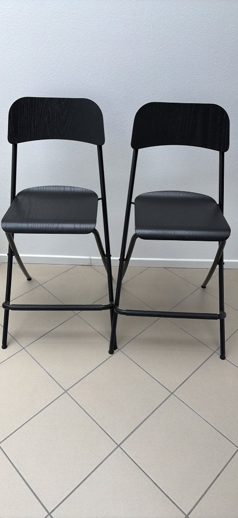 Tabouret de bar, Maison & Meubles, Avec repose-pieds, 2 tabourets, Comme neuf, 30 à 60 cm
