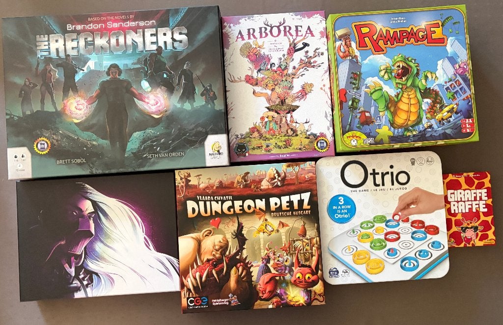 50+ spellen: Reckoners, Arborea, Carnuta, Tag Team, ..., Een of twee spelers, Ophalen of Verzenden, Zo goed als nieuw