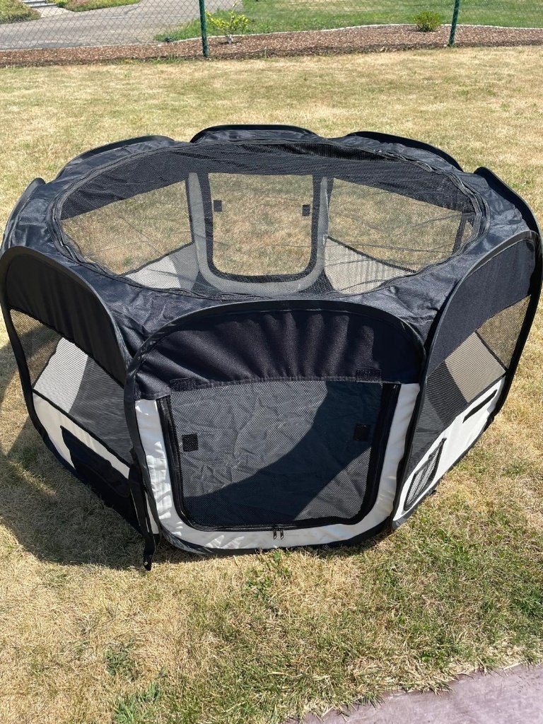 tectake Opvouwbare Puppyren, Animaux & Accessoires, Paniers pour chiens, Enlèvement ou Envoi, Neuf, Polyester