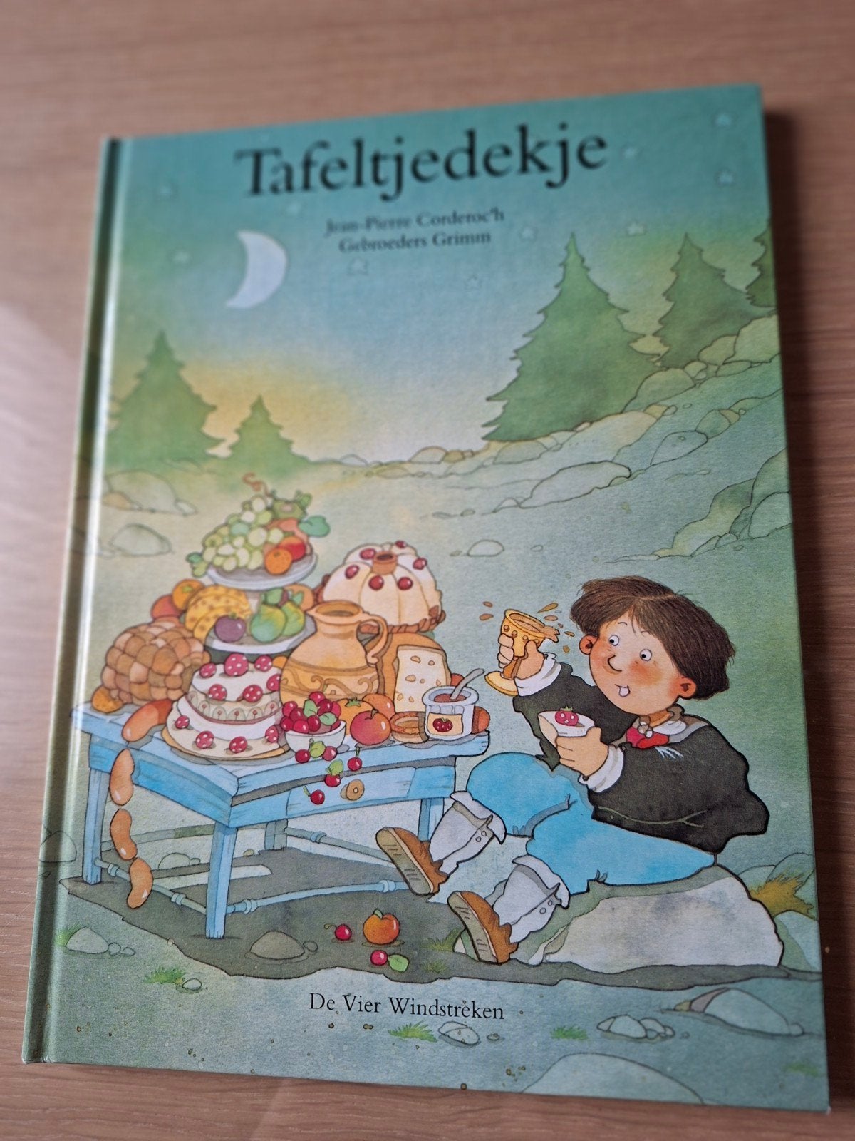 Tafeltjedekje gebroeders grimm, Enlèvement