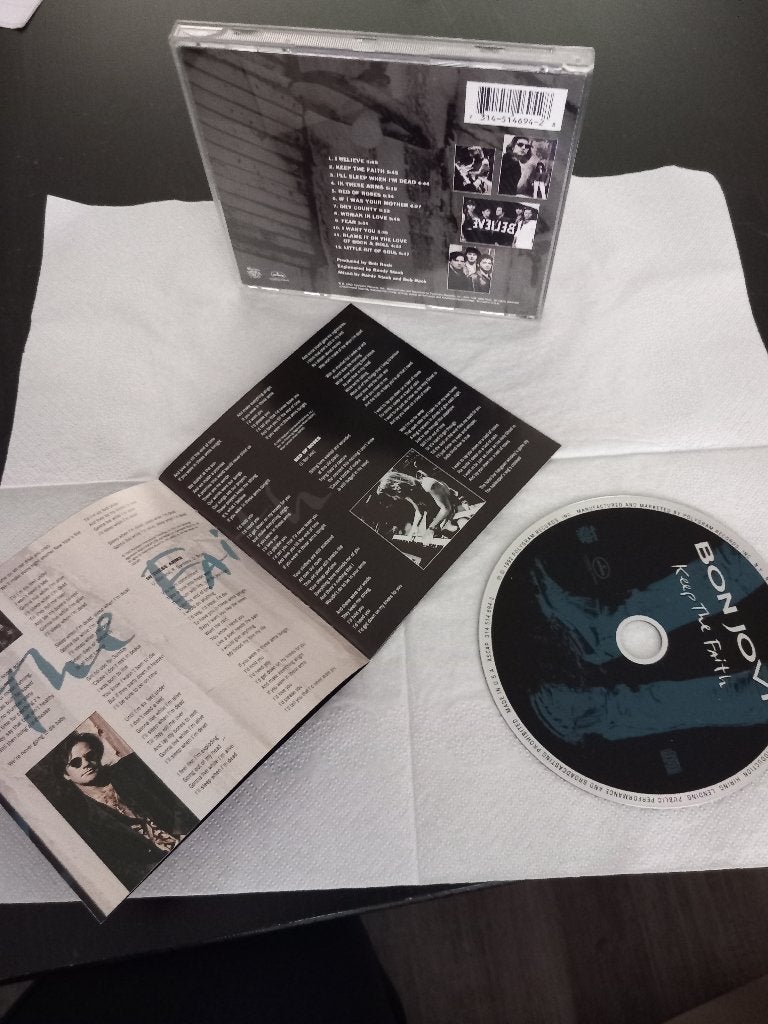 Bon Jovi - Keep The Faith 1992, CD & DVD, CD | Rock, Comme neuf, Enlèvement, Rock classique, Album