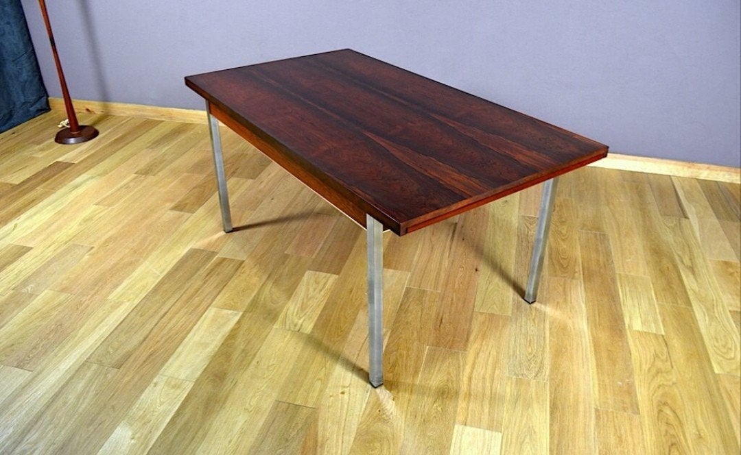 Table en Palissandre de Rio de Alfred Hendrickx pour Belform, Enlèvement
