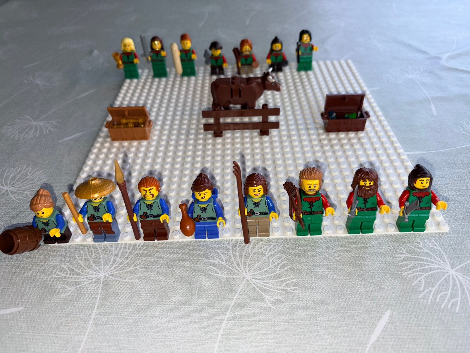 LEGO figuren thema Forestman en peasant, Kinderen en Baby's, Speelgoed | Duplo en Lego, Zo goed als nieuw, Lego, Minifiguur, Inclusief accessoires