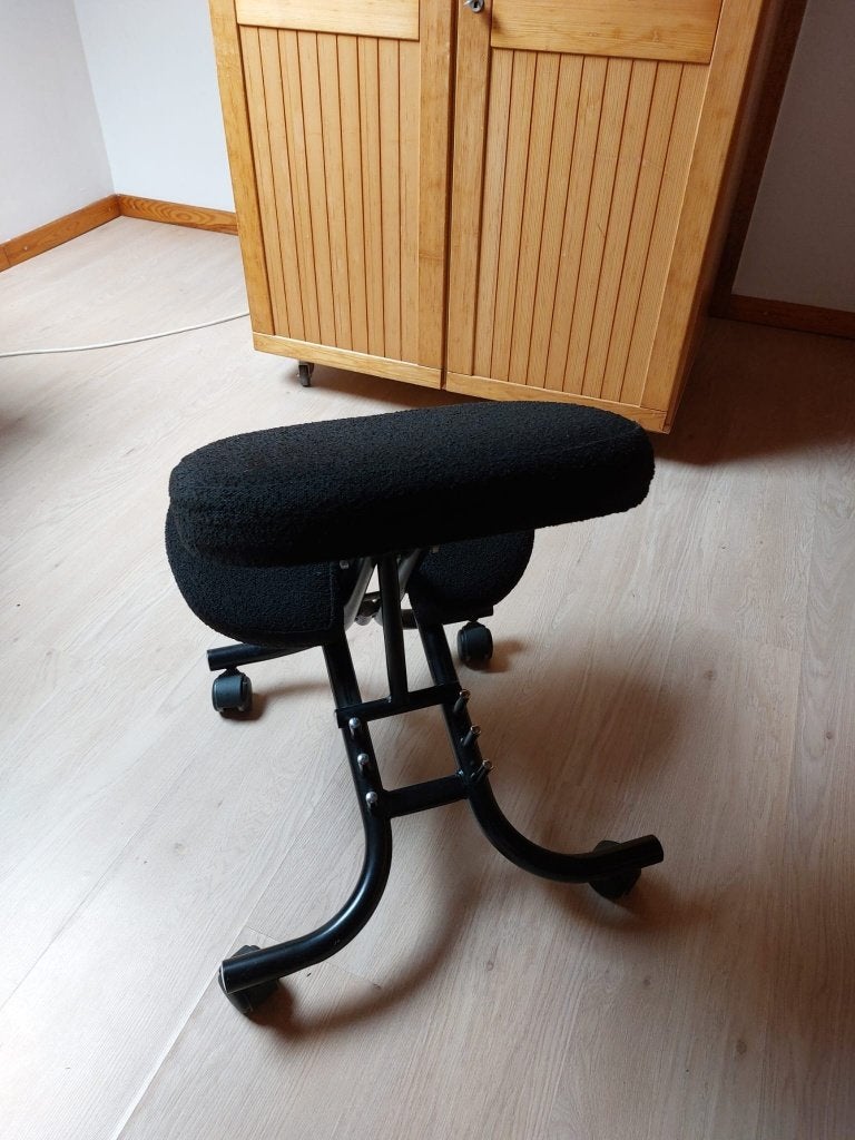 kniestoel, Ophalen, Gebruikt, Zwart, Bureaustoel