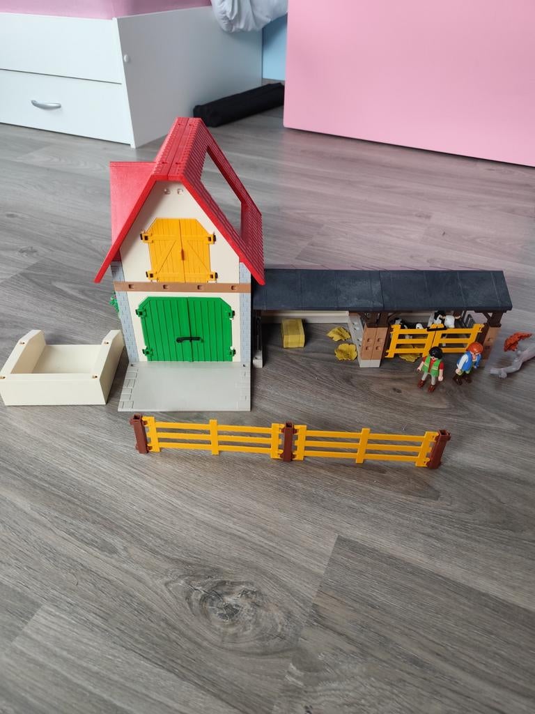 Playmobil boerderij, Ophalen
