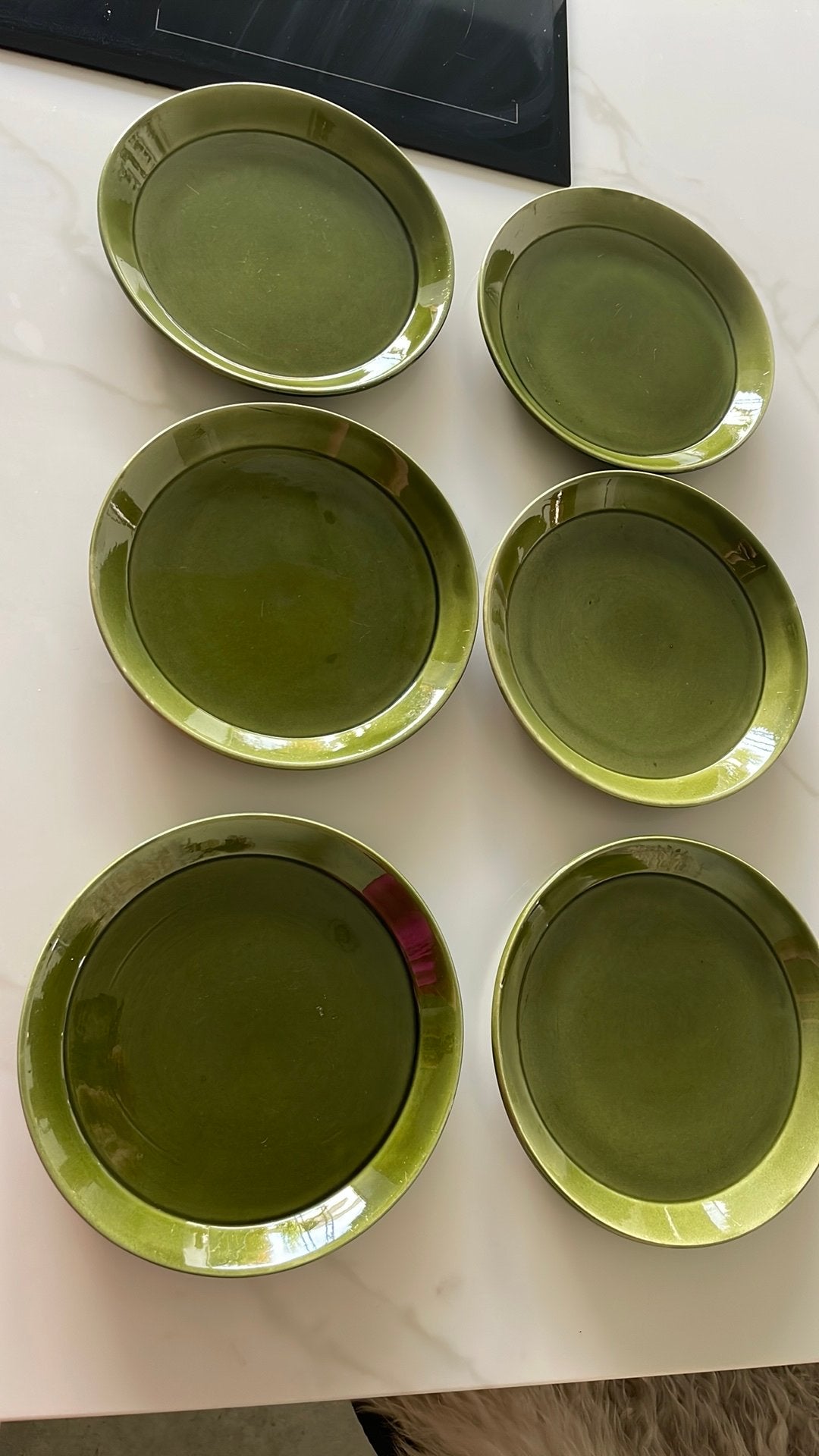 Vintage servies - 2 sets - borden Niderviller, Enlèvement, Utilisé, Porcelaine, Assiettes(s)