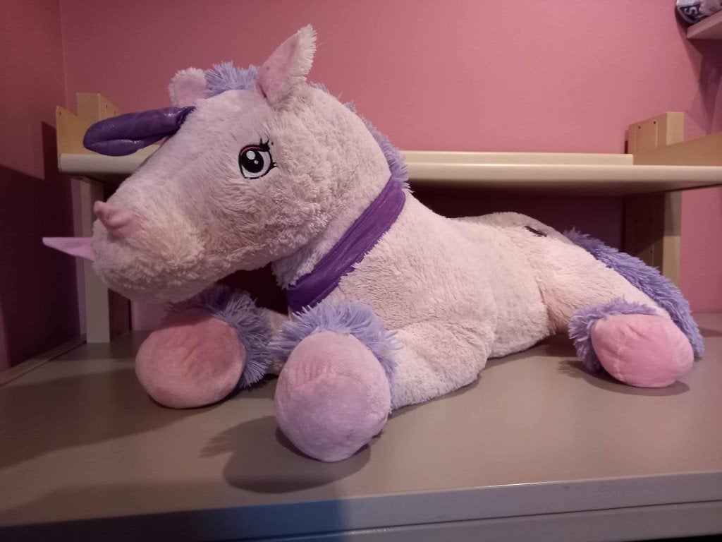 Grande et jolie peluche de licorne 90 cm, Enfants & Bébés, Enlèvement, Utilisé, Licorne, Grand (plus de 80 cm)