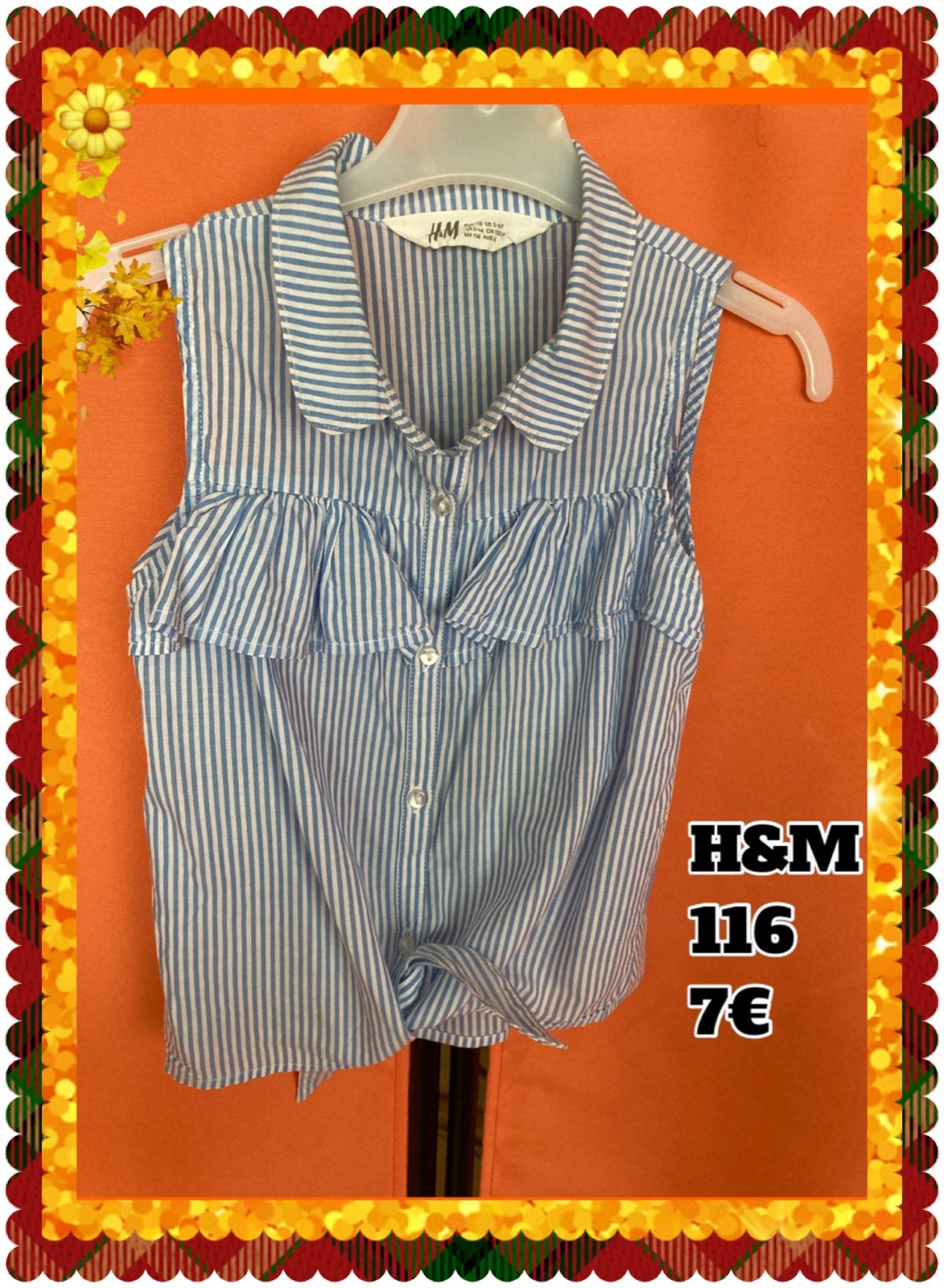 Bloesje meisje 116.  H&M, Enfants & Bébés, Vêtements enfant | Taille 116, Enlèvement ou Envoi, Comme neuf, Fille, Chemise ou Chemisier